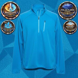 Merrell Polar Dial Half Zip Fleece Pullover – Blue Vif – Men’s XL (NWT)